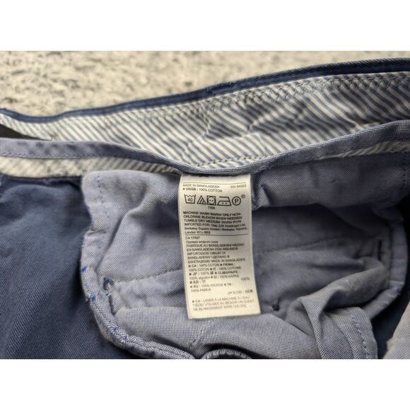 Banana Republic Shorts Mens 40 Blue Classiccore Preppy Casual Minimalist Chino - Picture 3 of 8